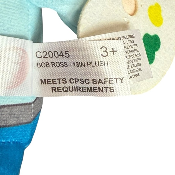 Licensed Bob Ross Character Plush Figure Doll Happy Little Painting Chill 13 In - Picture 11 of 12